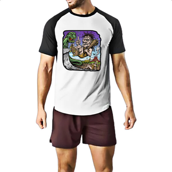 Camiseta Raglan Jurassic Skate - Imagem 2