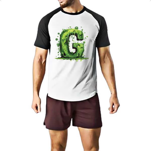 Camiseta Raglan Zumbi Alfabeto Letra G - Imagem 2