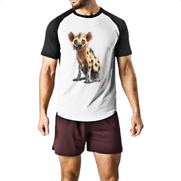 Camiseta Raglan Zumbi Hiena - Imagem 2