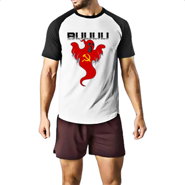 Camiseta Raglan Fantasma do comunismo - Imagem 2