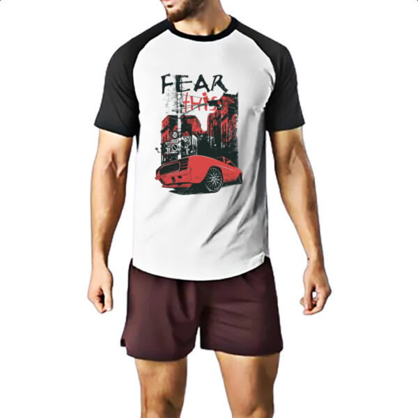 Camiseta Raglan Fear this - Imagem 2