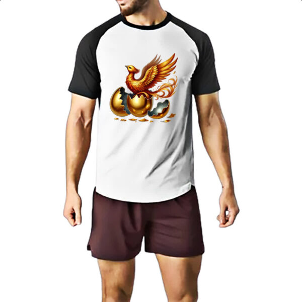 Camiseta Raglan Fenix nascendo - Imagem 2