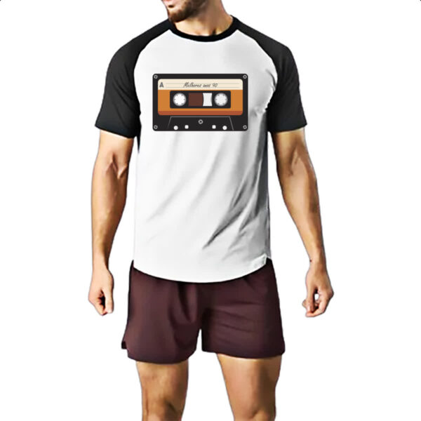 Camiseta Raglan Fita K7 retro anos 90 - Imagem 2