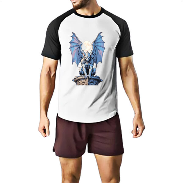 Camiseta Raglan Gargula azulzinho - Imagem 2