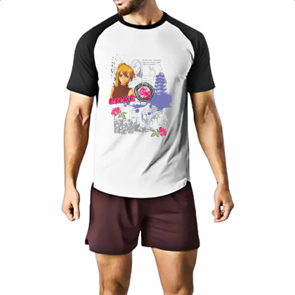 Camiseta Raglan Anime girl east - Imagem 2