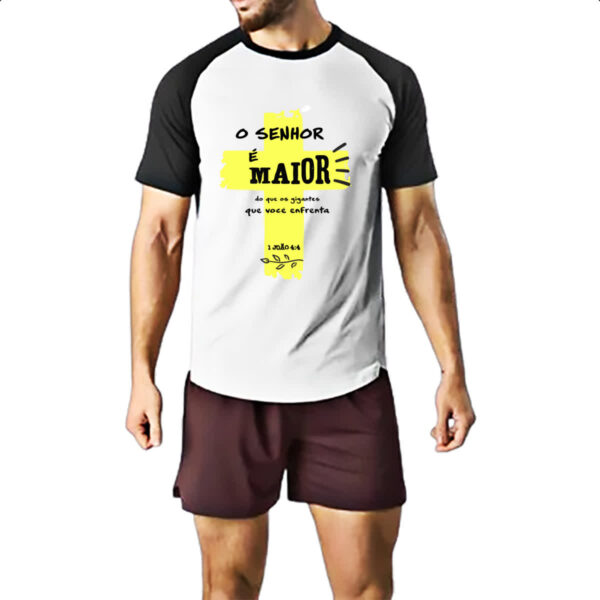 Camiseta Raglan Gospel Joao 4.4 - Imagem 2