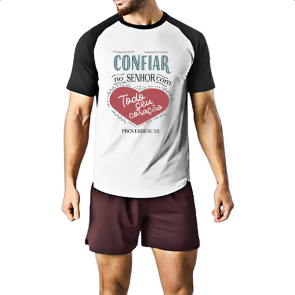 Camiseta Raglan Gospel Proverbios 3.6 - Imagem 2