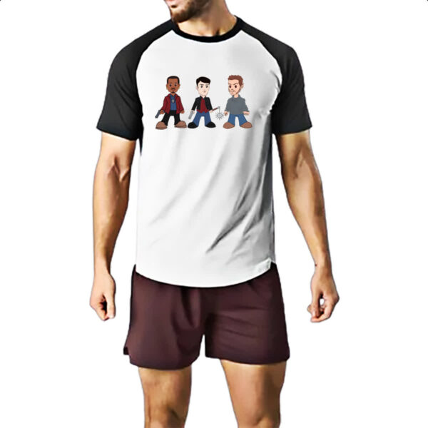Camiseta Raglan Grimm Hank Nick Monroe - Imagem 2