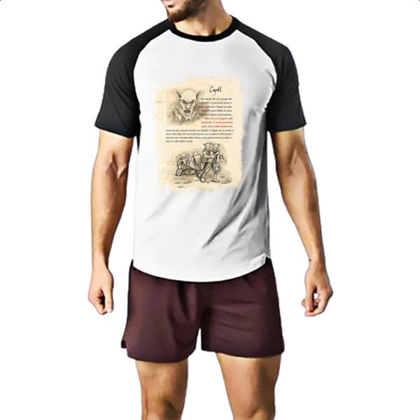 Camiseta Raglan Grimm Livro Coyotl - Imagem 2