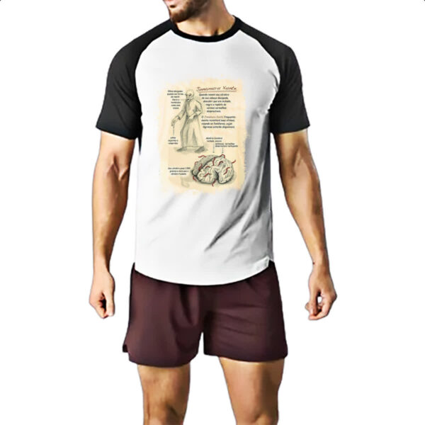 Camiseta Raglan Grimm Livro Jinnamuru Xunte - Imagem 2