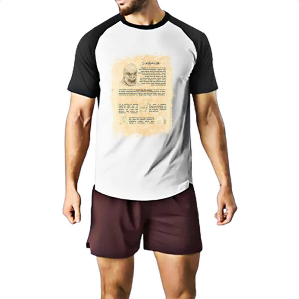 Camiseta Raglan Grimm Livro Siegbarste - Imagem 2