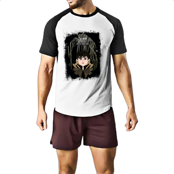 Camiseta Raglan Grimm TheresaTrubel Rubel Arte - Imagem 2