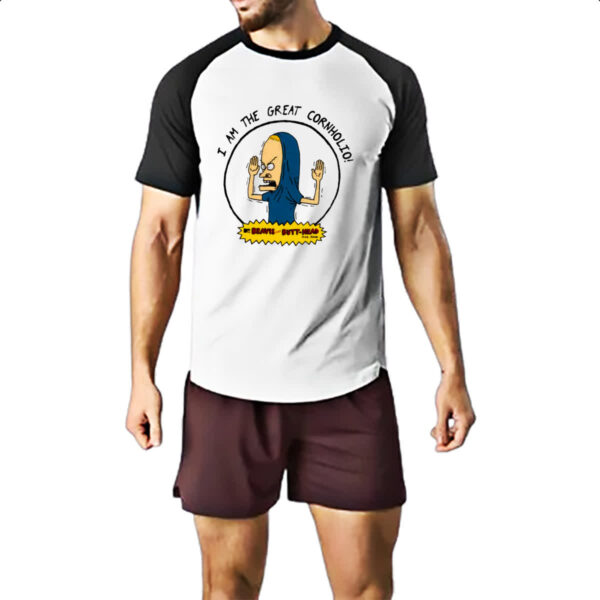 Camiseta Raglan I am the great cornholio - Imagem 2