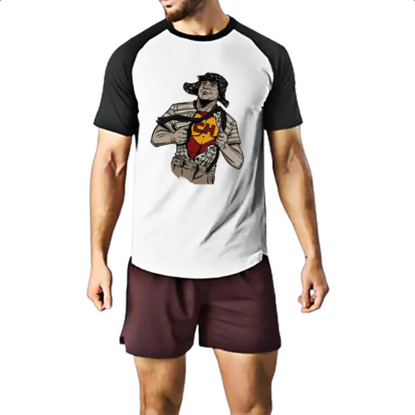 Camiseta Raglan Isso e um trabalho para o Chapolin - Imagem 2