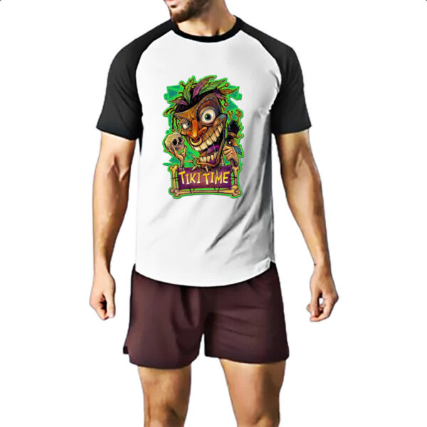 Camiseta Raglan Its tiki time - Imagem 2