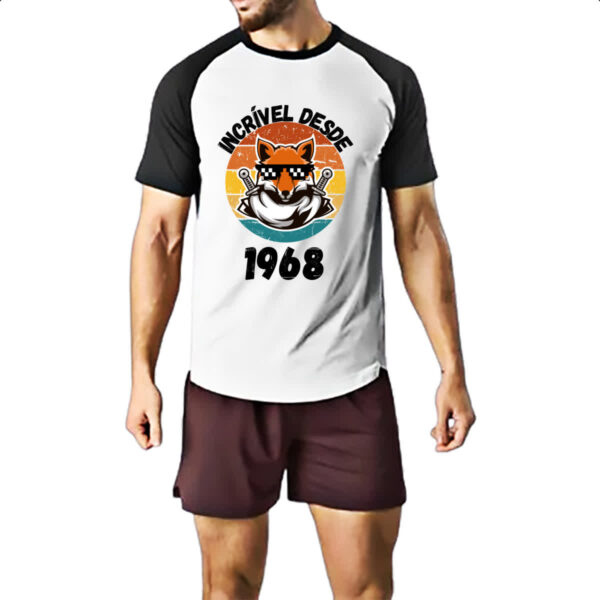 Camiseta Raglan Incrivel desde 1968 - Imagem 2