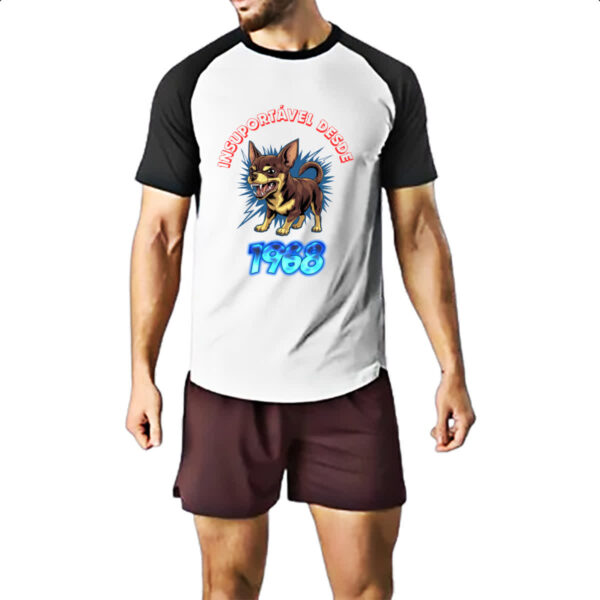 Camiseta Raglan Insuportavel desde 1968 - Imagem 2