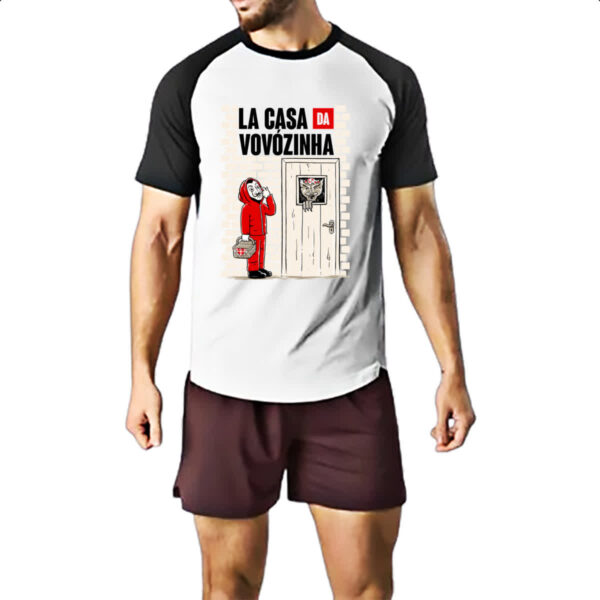 Camiseta Raglan La casa da vovozinha - Imagem 2