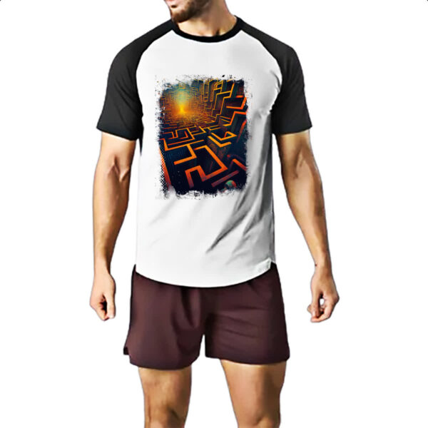 Camiseta Raglan Labirinto dos sonhos 2 - Imagem 2