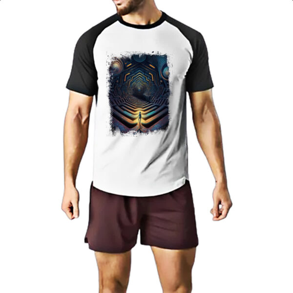 Camiseta Raglan Labirinto dos sonhos 4 - Imagem 2