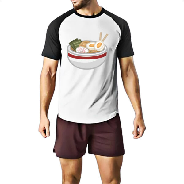 Camiseta Raglan Lamen tijela branca - Imagem 2