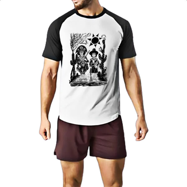 Camiseta Raglan Lampiao e Maria Bonita 01 - Imagem 2