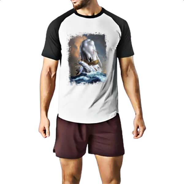 Camiseta Raglan Lendas do Mar Moby Dick 02 - Imagem 2