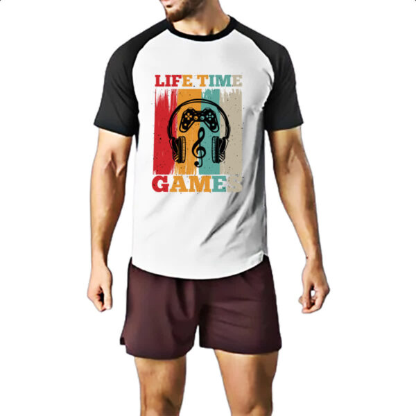 Camiseta Raglan Life Time Games - Imagem 2