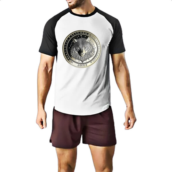 Camiseta Raglan Lobo coin - Imagem 2