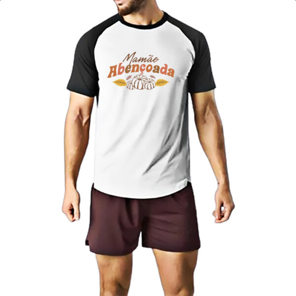 Camiseta Raglan Mamae abencoada - Imagem 2