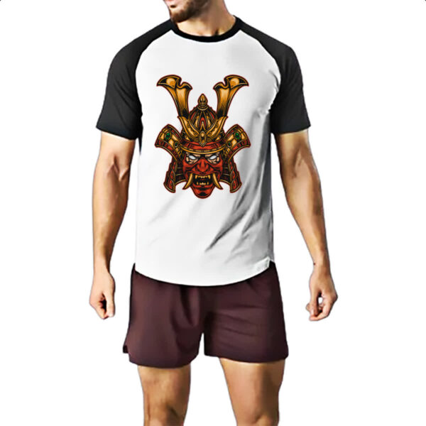Camiseta Raglan Mascara Rubra de Samurai - Imagem 2