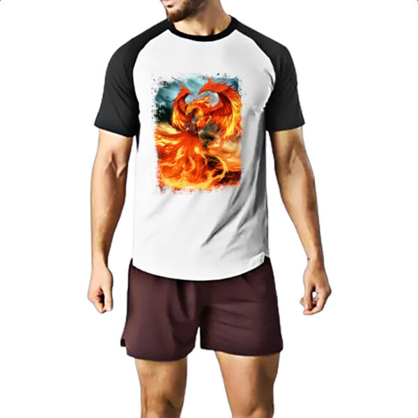 Camiseta Raglan Mitologia Fenix 01 - Imagem 2