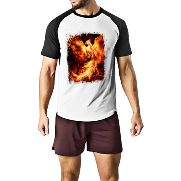 Camiseta Raglan Mitologia Fenix 02 - Imagem 2
