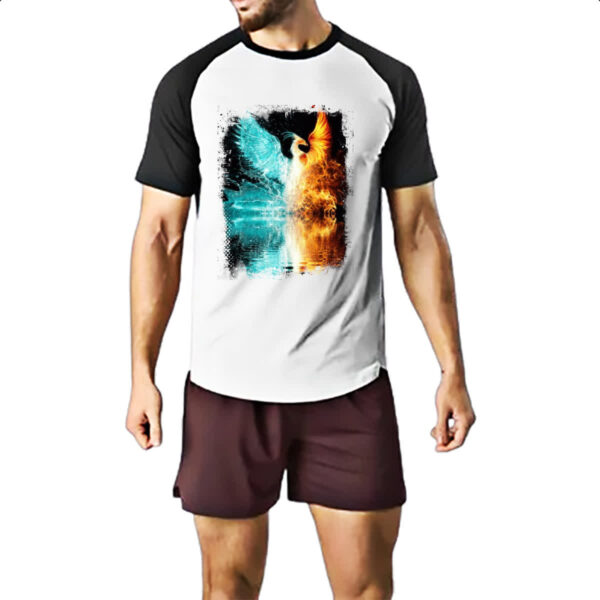 Camiseta Raglan Mitologia Fenix 03 - Imagem 2