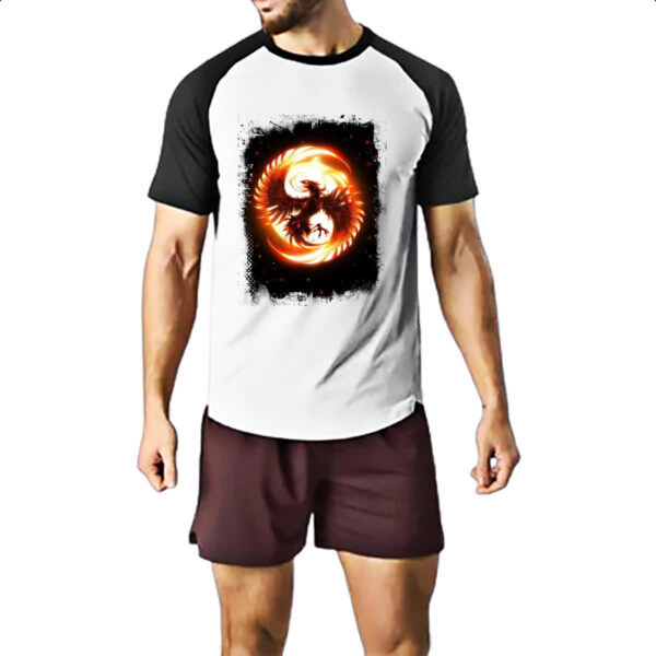 Camiseta Raglan Mitologia Fenix 04 - Imagem 2