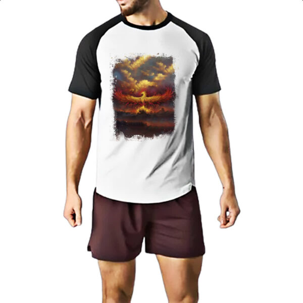 Camiseta Raglan Mitologia Fenix 08 - Imagem 2