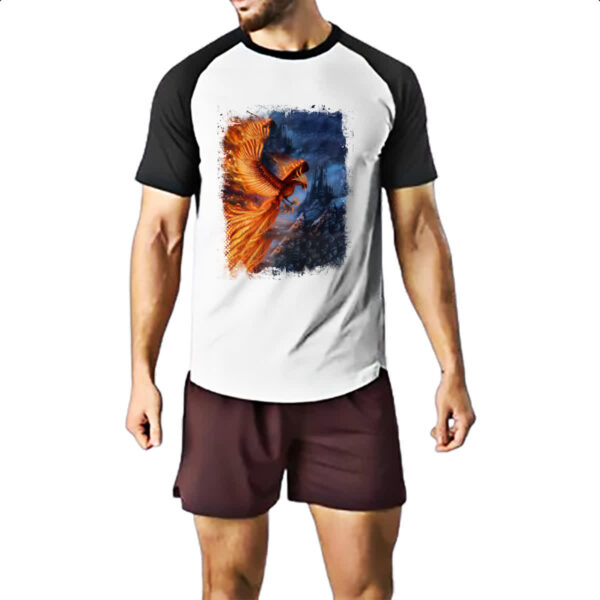 Camiseta Raglan Mitologia Fenix 09 - Imagem 2