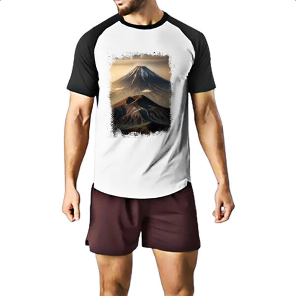 Camiseta Raglan Montanha Fugi Japao 6 - Imagem 2