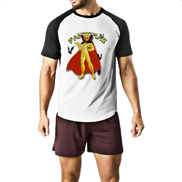 Camiseta Raglan Nostalgia Fantomas - Imagem 2