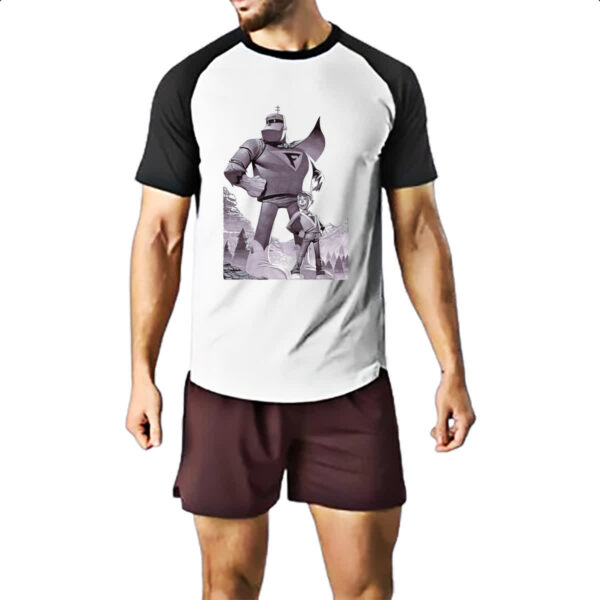Camiseta Raglan Nostalgia Frankstein Jr Grafite Arte - Imagem 2