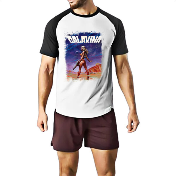Camiseta Raglan Nostalgia Galaxina - Imagem 2