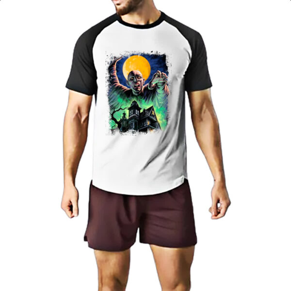 Camiseta Raglan Nostalgia Nosferatu Pintura - Imagem 2