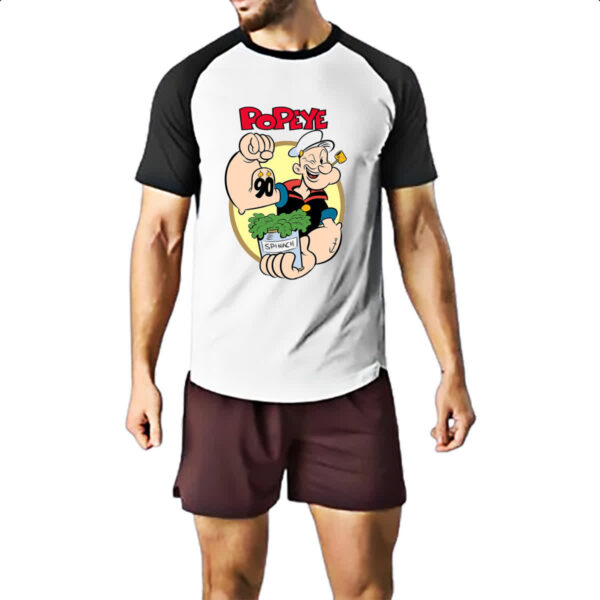 Camiseta Raglan Nostalgia Popeye 90 anos - Imagem 2
