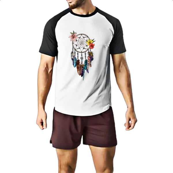 Camiseta Raglan Apanhador de sonhos 01 - Imagem 2