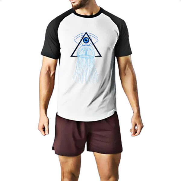 Camiseta Raglan Olho que tudo ve - Imagem 2