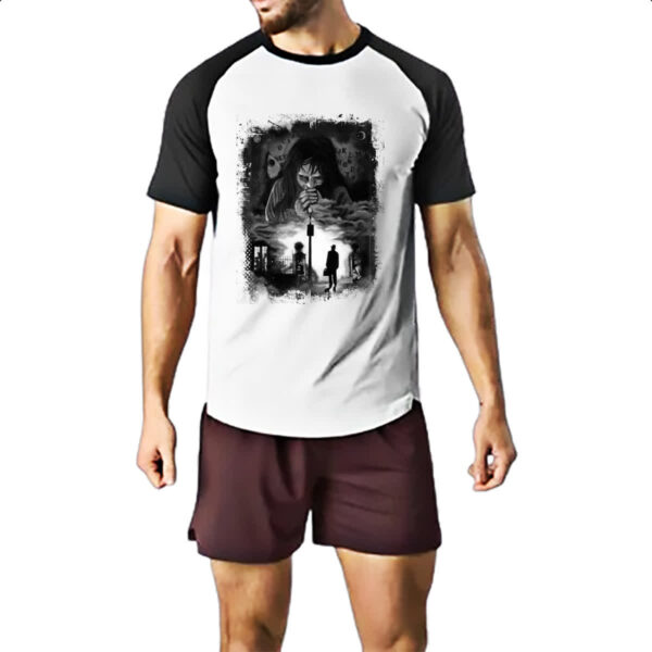 Camiseta Raglan O exorcista PB - Imagem 2