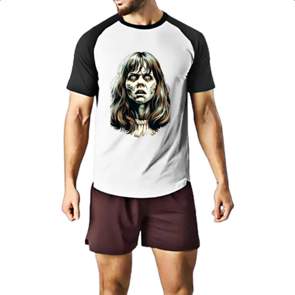 Camiseta Raglan O exorcista Regan - Imagem 2