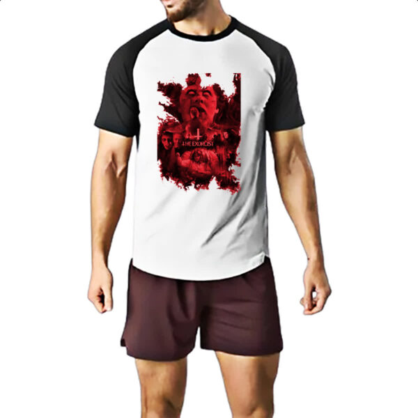 Camiseta Raglan O exorcista sangrento - Imagem 2