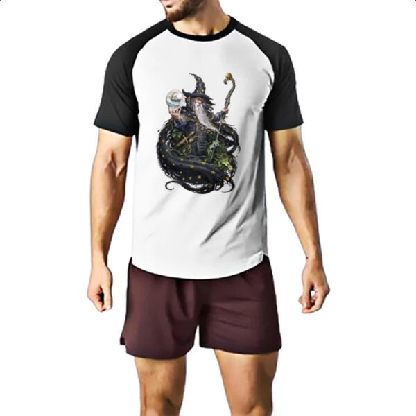 Camiseta Raglan O mago dos mares - Imagem 2