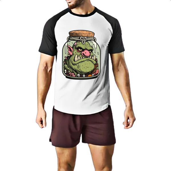 Camiseta Raglan Ogro em conserva - Imagem 2